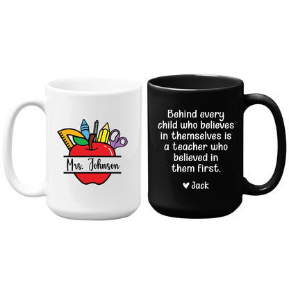 Personalized Teacher Thank You Gift Mug Tumbler