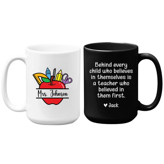 Personalized Teacher Thank You Gift Mug Tumbler