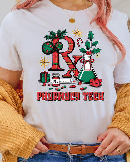 Pharmacy Tech Christmas DTF Transfer