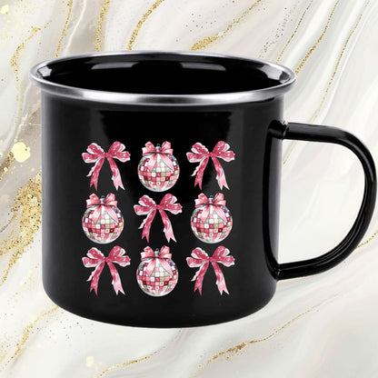 Pink Coquette New Year 2026 DTF Transfer, Ready to Press Heat Transfer for Shirts, Festive Holiday Pink New Year 2026 Design, UV Sticker