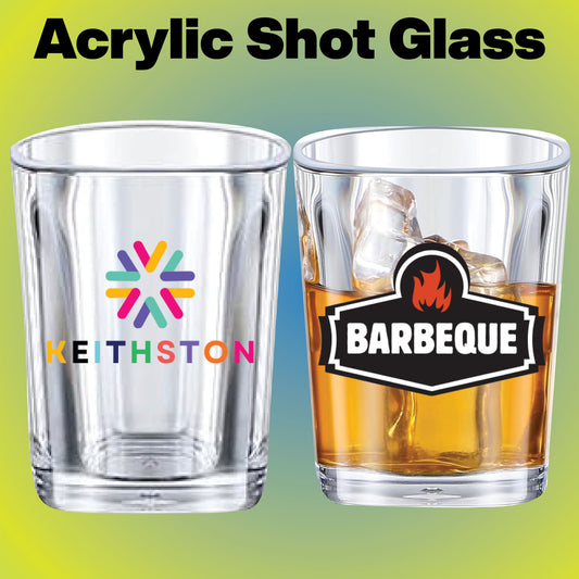 Custom Clear Acrylic Shot Glasses With Unbreakable Base