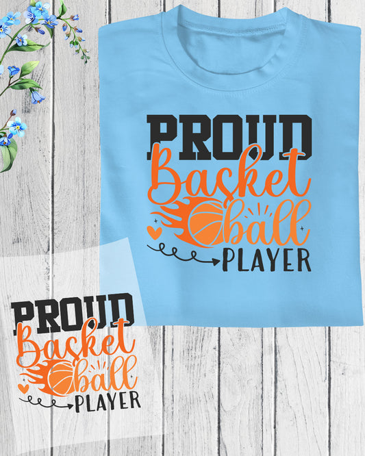 Proud Basketball Player DTF Transfer Film