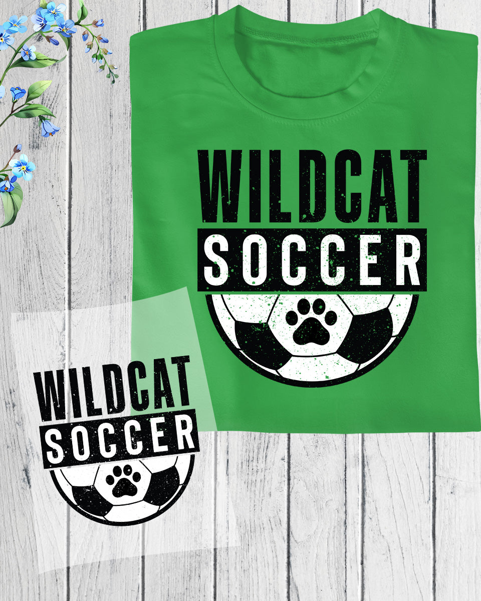 Wildcat Soccer DTF Transfer Film