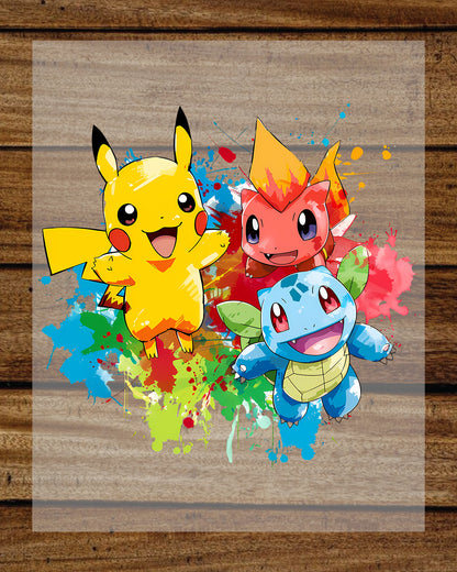 Pokemon DTF Transfer