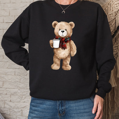 Matching Family Christmas Sweatshirts Polo Bear Style Mom Dad Daughter and Son Tees Character Holiday Family Xmas 2025 Gift Shirts