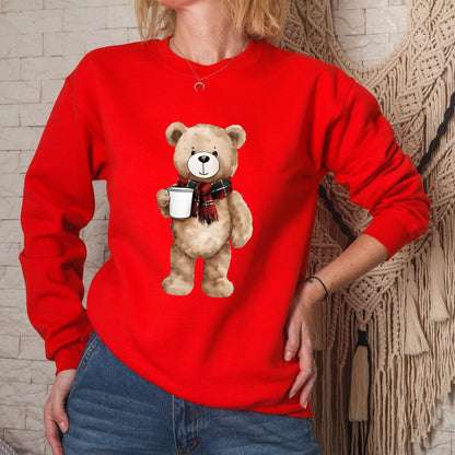 Matching Family Christmas Sweatshirts Polo Bear Style Mom Dad Daughter and Son Tees Character Holiday Family Xmas 2025 Gift Shirts