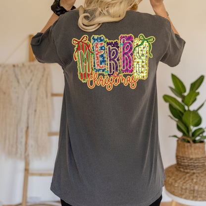 Pray Glitter Christmas Coquette DTF Transfer