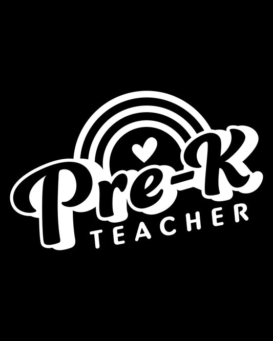 Pre-K Teacher Trendy DTF Transfer Film