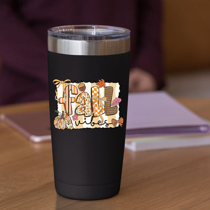 Preppy Fall Vibes Pumpkin Brushstroke DTF Transfer