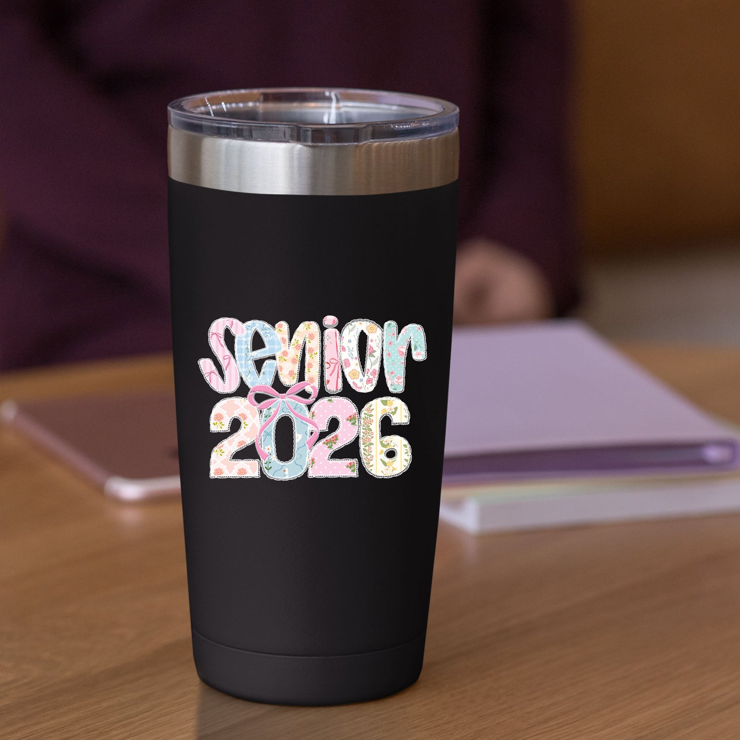 Preppy Floral Senior 2026 DTF Transfer