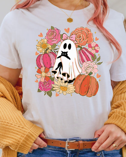 Preppy Halloween Ghost DTF Transfer