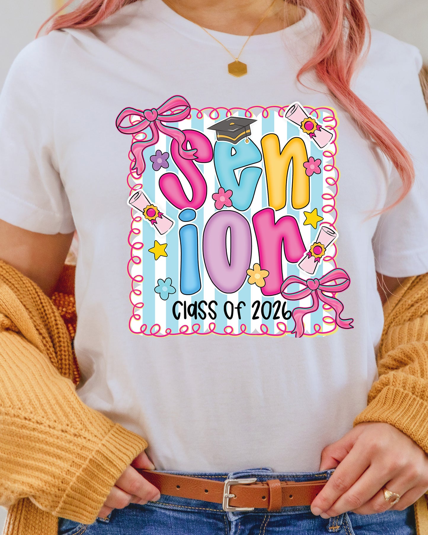 Preppy Senior 2026 DTF Transfer