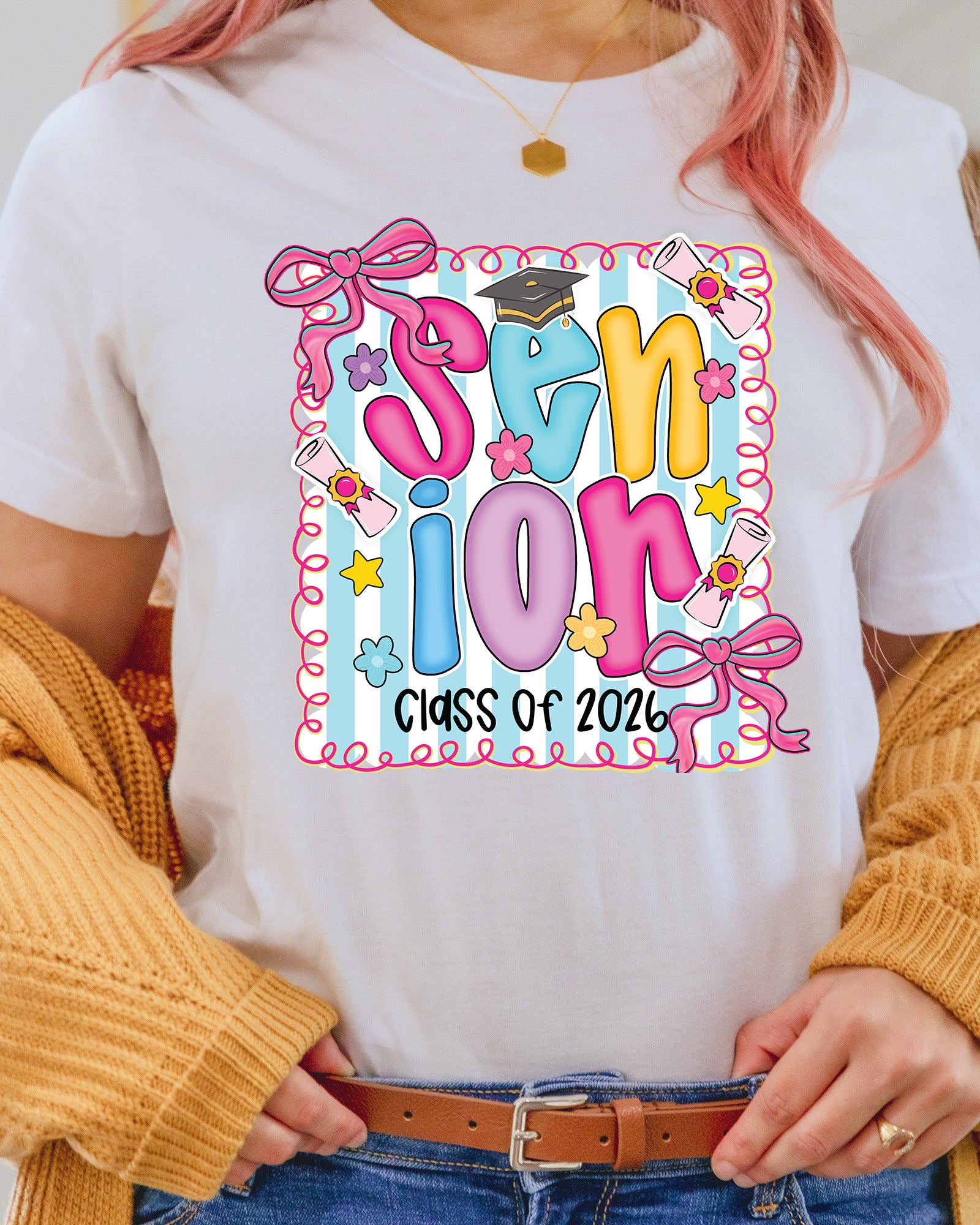 Preppy Senior 2026 DTF Transfer