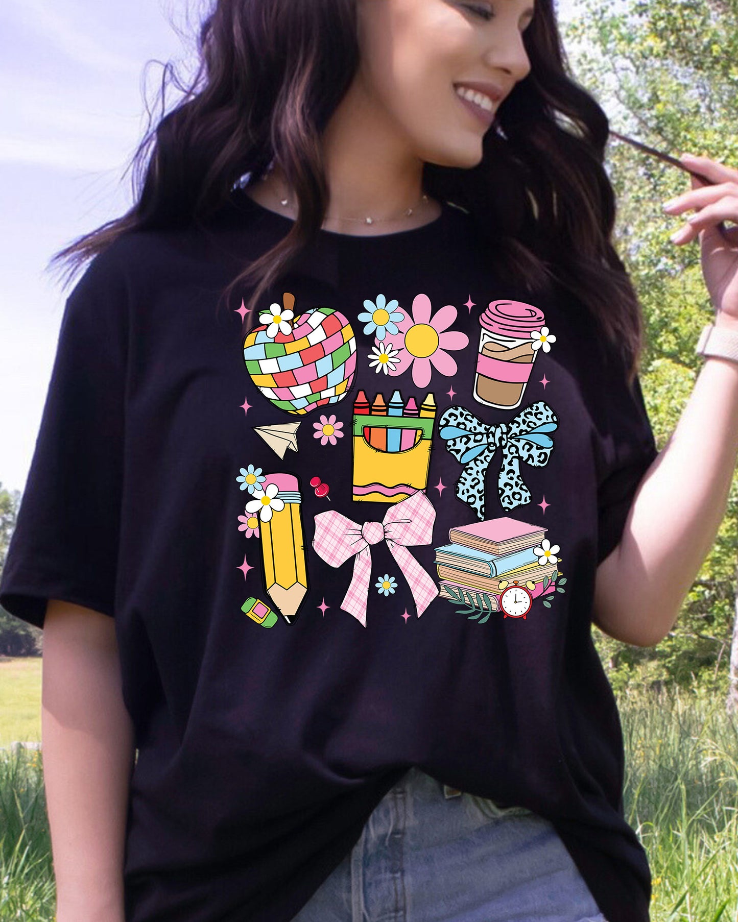 Preppy Teacher Back to School DTF Transfer