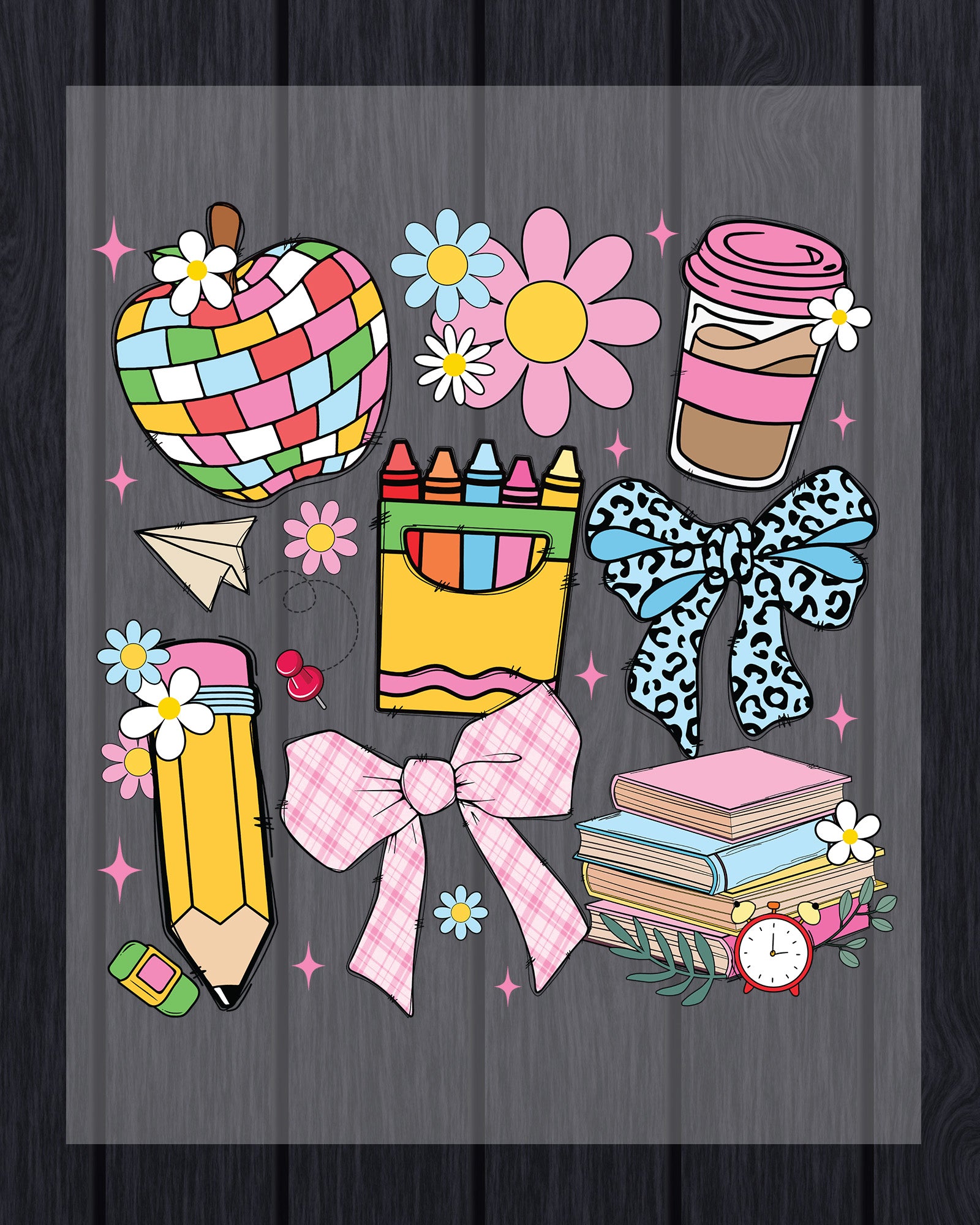 Preppy Teacher Back to School DTF Transfer