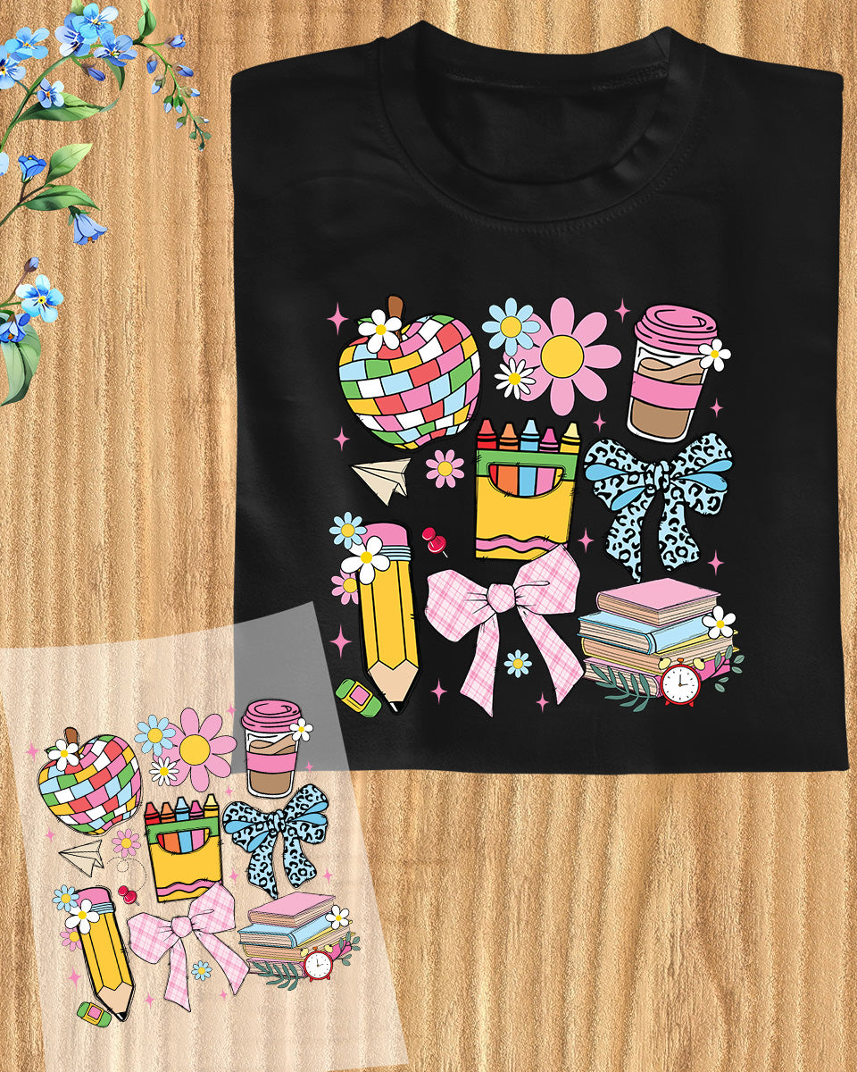 Preppy Teacher Back to School DTF Transfer