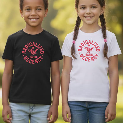 Radicalized by Basic Decency Comfort Colors T Shirts
