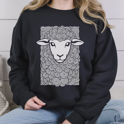 Cute Sheep Swirls Comfort Colors T Shirt
