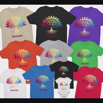 Family Tree Custom  Reunion Shirt