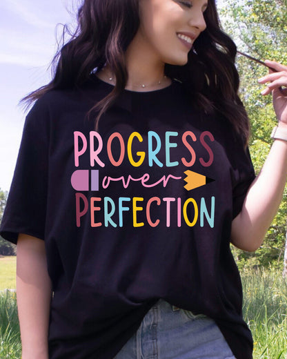Progress Over Perfection DTF Transfer