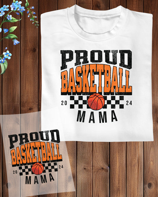 Proud Basketball Mama DTF Transfer Film