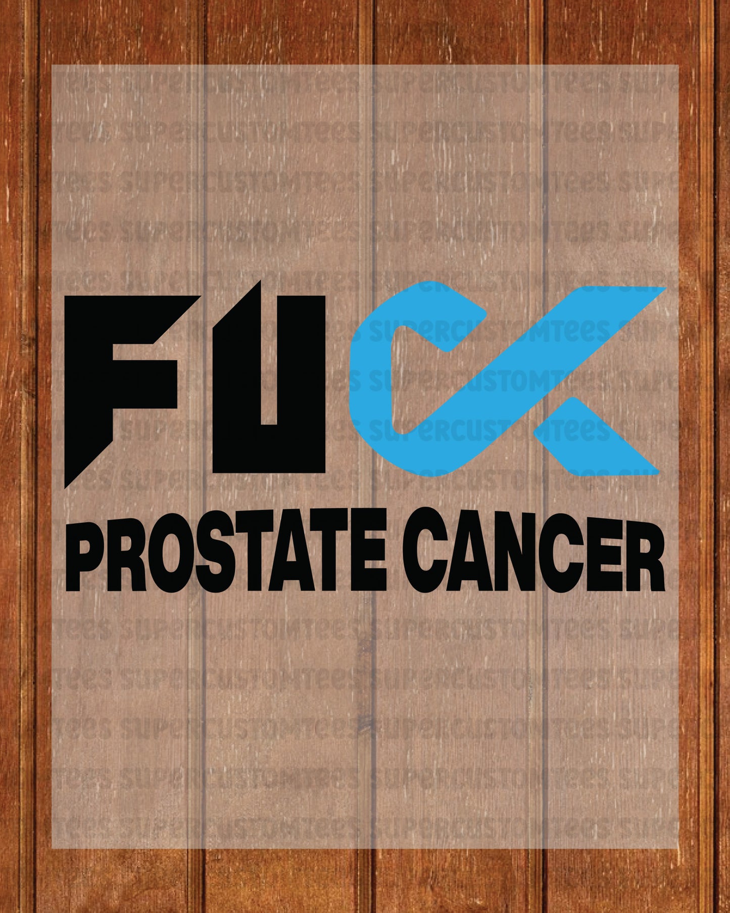Prostate Cancer Awareness Heat Transfer for Shirt