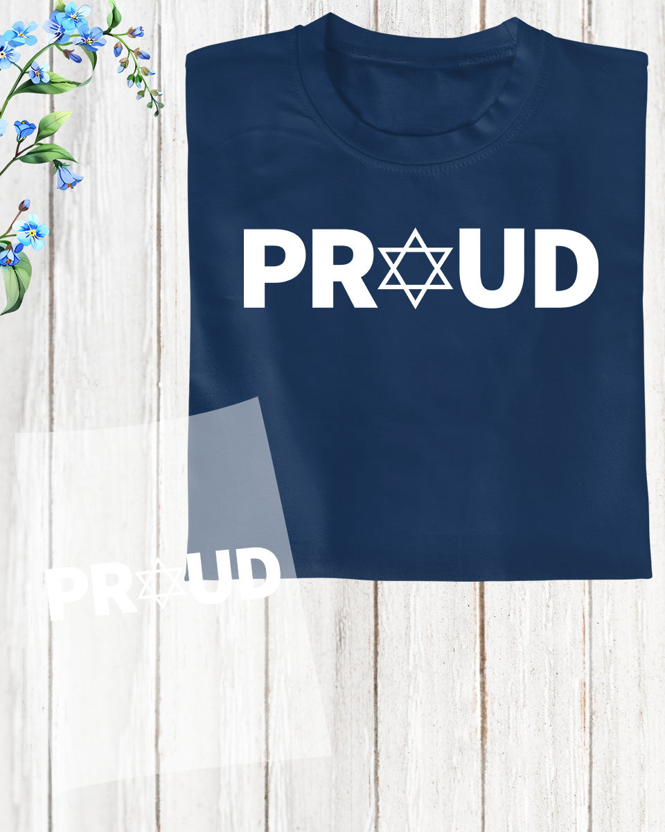 Hanukkah Proud DTF Transfer Film