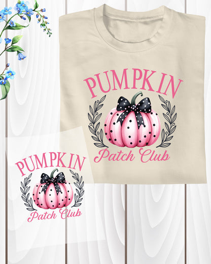 Pumpkin Patch Club Coquette Heat Transfer ready to Press
