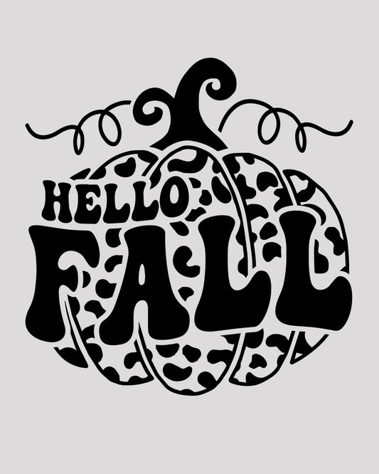 Hello Fall DTF Transfer Film
