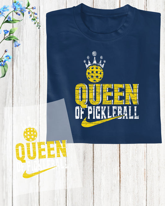 Queen of Pickleball DTF Transfer Sheets