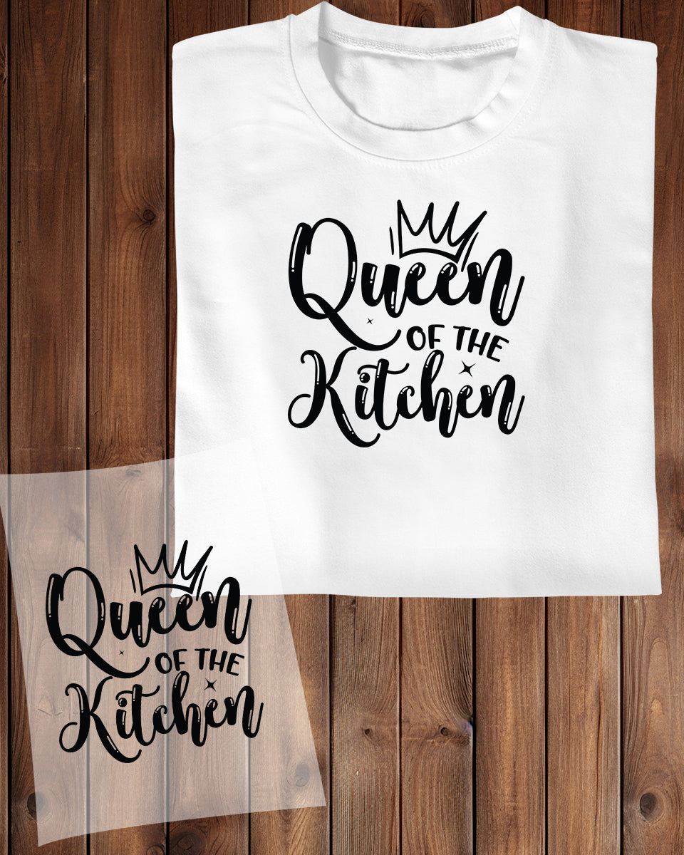 Queen of The Kitchen DTF Transfer Film