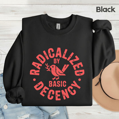 Radicalized by Basic Decency Comfort Colors T Shirts