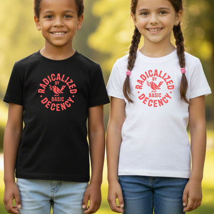 Radicalized by Basic Decency Comfort Colors T Shirts