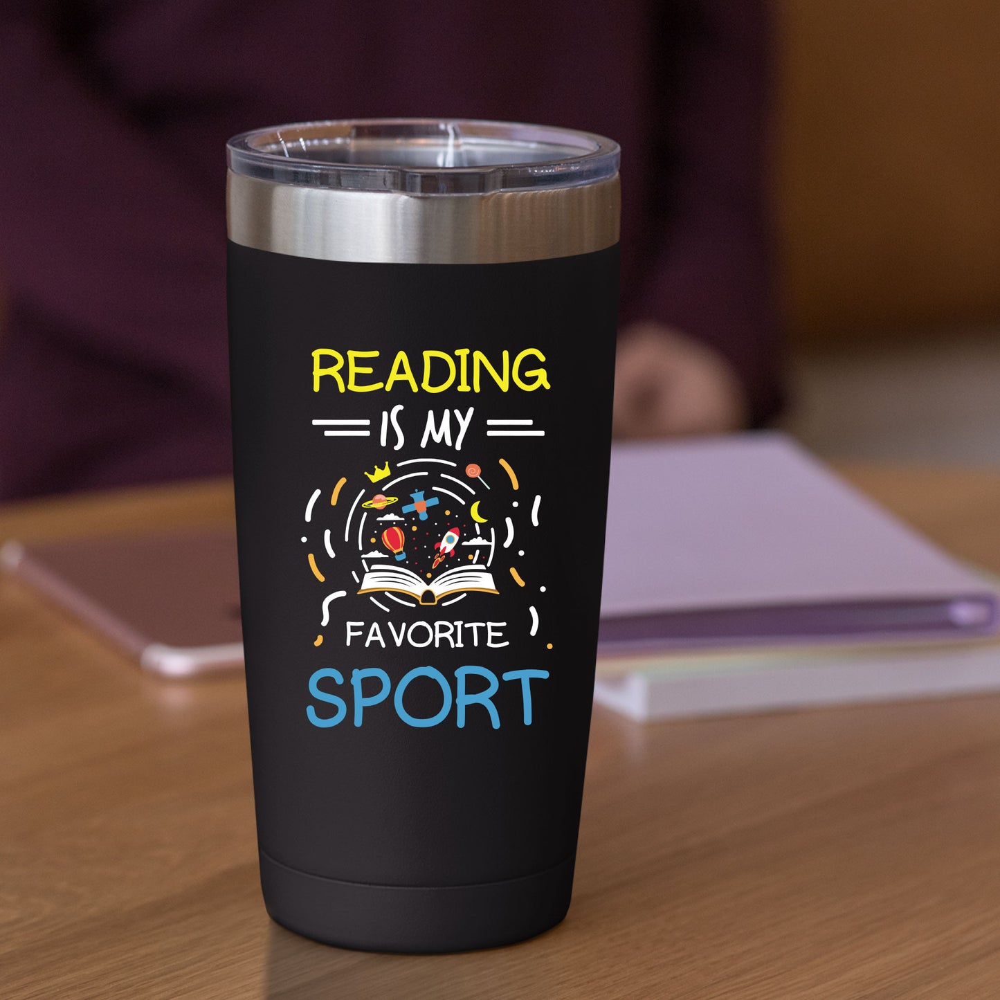 Reading is my favorite sport DTF Transfer Ready to Press, Bookish Heat Transfer For Shirt, Bookworm Sarcastic UV Sticker Prints