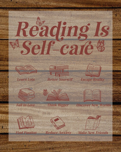 Reading is Self-Care DTF Transfer