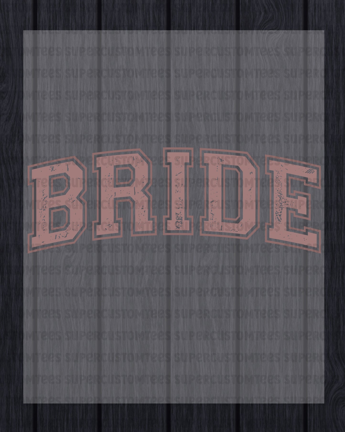 Retro Bride Heat Transfer for Shirts