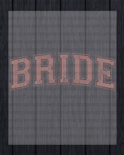 Retro Bride Heat Transfer for Shirts