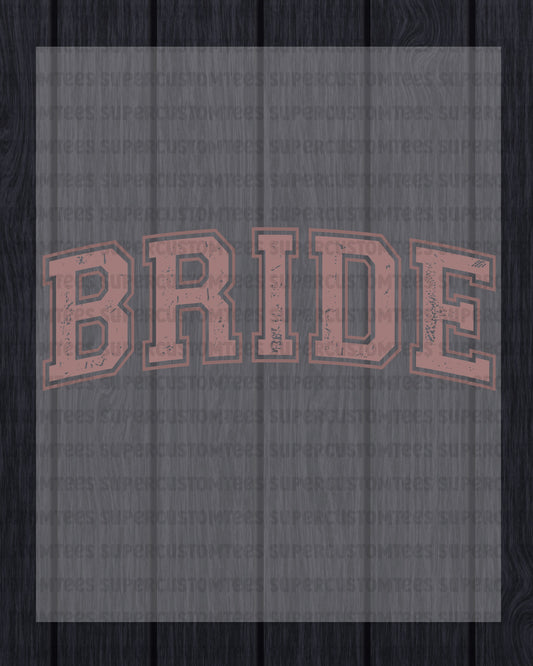 Retro Bride Heat Transfer for Shirts