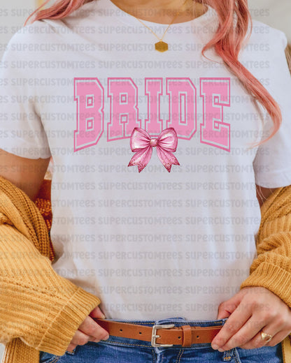Retro Bride Shirt DTF Transfer