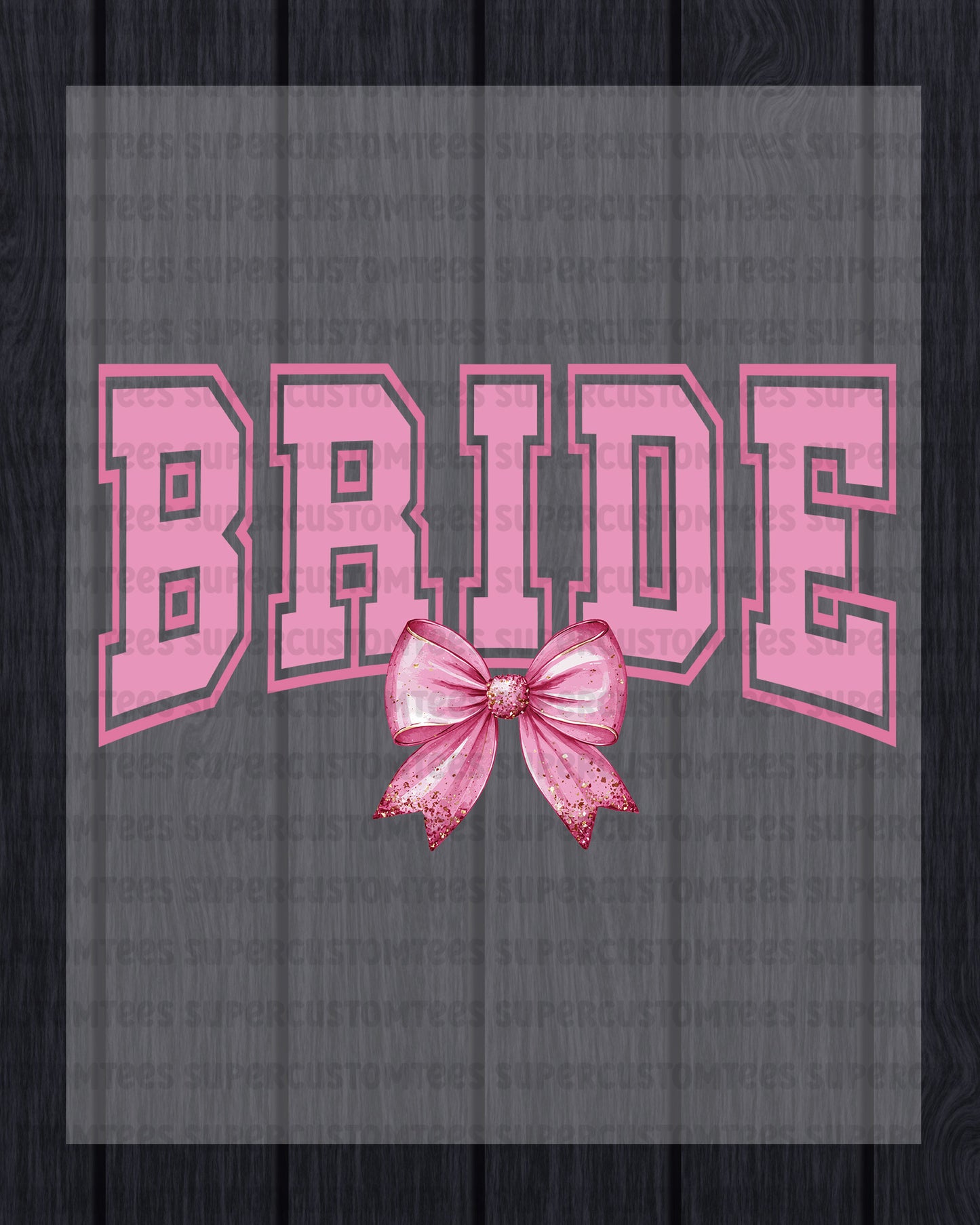 Retro Bride Shirt DTF Transfer