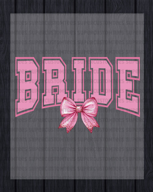 Retro Bride Shirt DTF Transfer