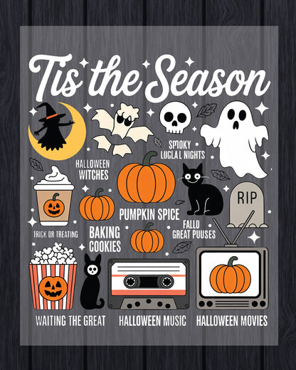 Retro Halloween Halloween Fall Ghost DTF Transfer