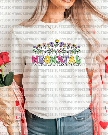 Retro Neonatal Intensive Care Unit Nurse DTF Transfer