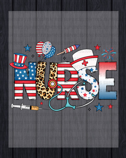 Retro Nurse Coquette DTF Transfer Ready to Press