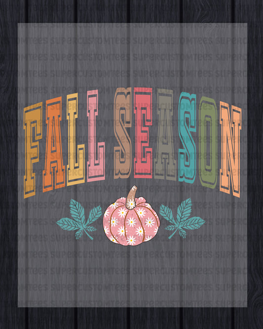 Retro Pumpkin Spice DTF Transfer Ready to Press