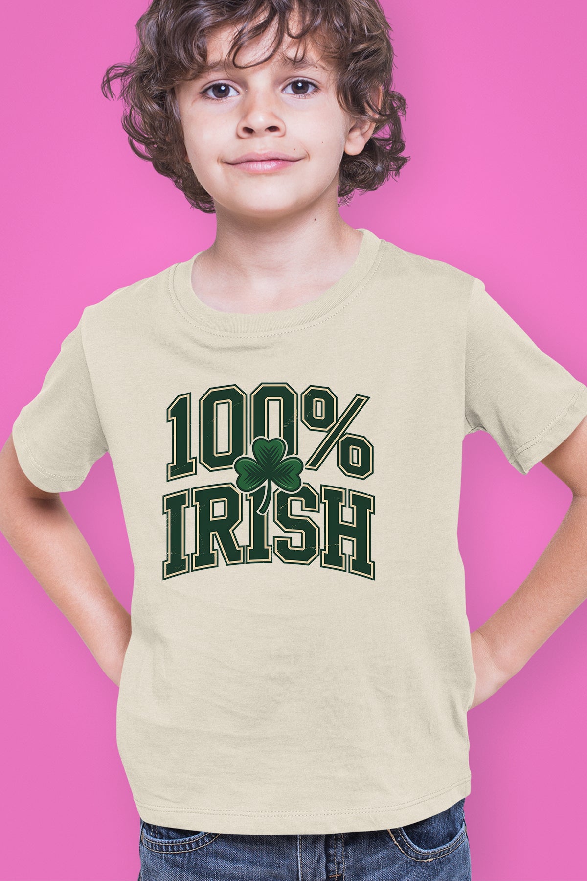 Retro St. Patrick's Day Shirt 100% Irish Sweatshirt