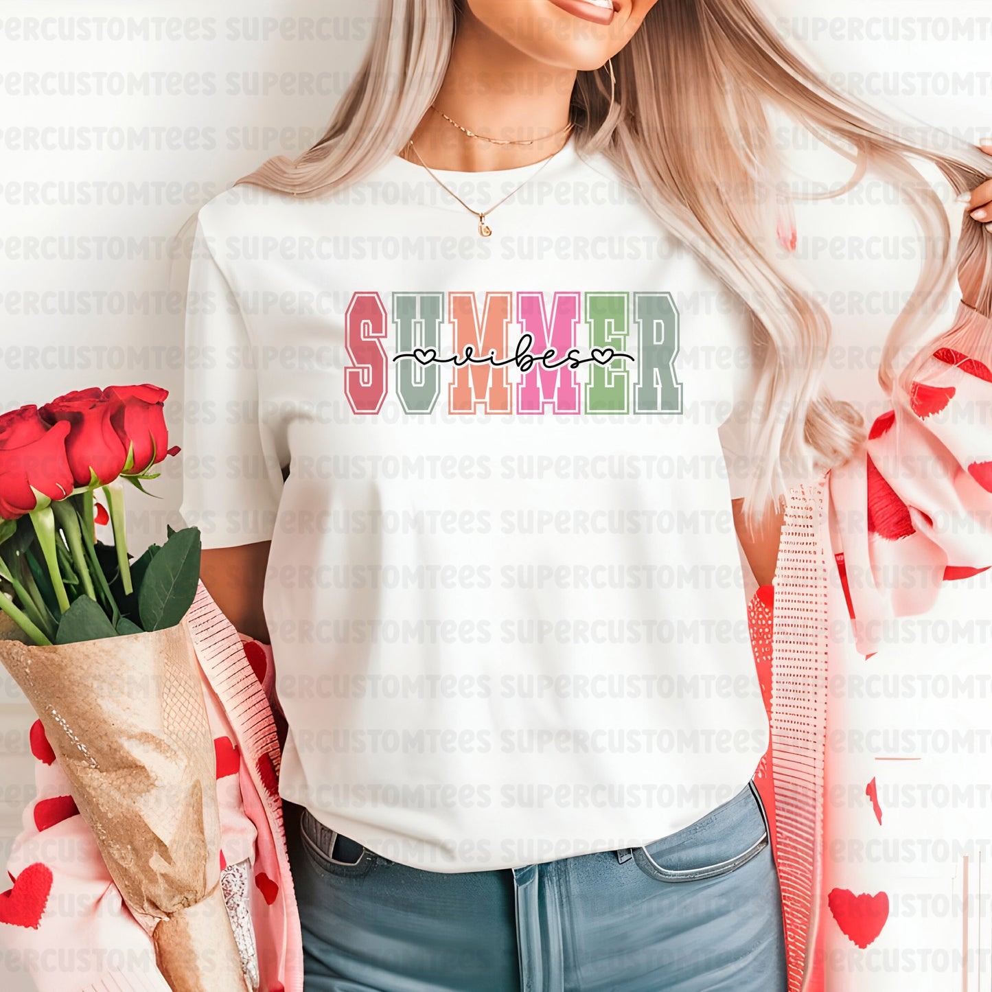 Retro Summer Vibes DTF Transfer Ready To Press