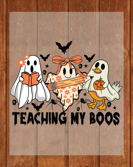 Retro Teaching My Boos Back to School DTF Transfer