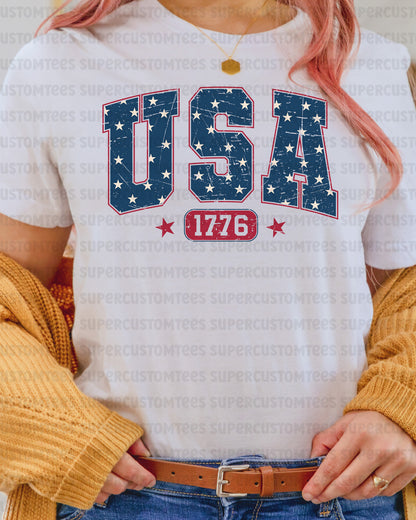 Retro Usa DTF Transfer Ready to Press