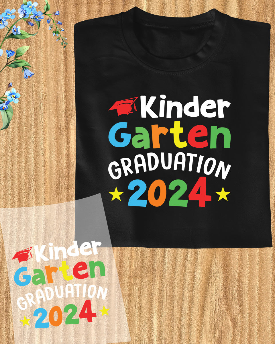 Kindergarten Graduation 2024 DTF Transfer Film